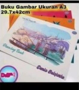 (1 PCS) Buku Gambar A3 Dodo / A3 SIDU / Buku Gambar Dodo A3 / Drawing Book A3 SIDU /A3 KIKY