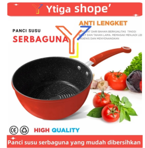 Panci Susu Panci Murah Anti Lengket 18cm Gagang Tebal Panci Mie Panci Murah Anti Lengket 16CM