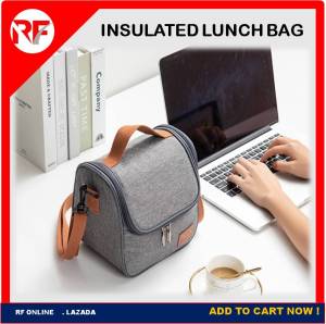 Insulated Bag Cooler/Thermal Lunch Bags Picnic Hiking Camping Food Bag Bento Zipper Food Delivery
