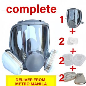 Anti-Fog 6800 Gas Mask Industrial Painting Spraying Respirator Safety Work Filter Dust Proof Full Face Formaldehyde Protection
