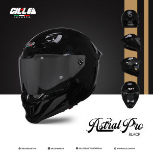 GILLE ASTRAL PRO Full Face Dual Visor Motorcycle Helmet With GP-1 PRO Bluetooth