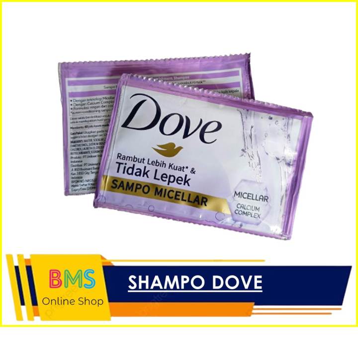 SHAMPO DOVE SAMPO MICELLAR RAMBUT LEBIH KUAT DAN TIDAK LEPEK