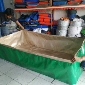 TERPAL KOLAM IKAN 250x100x50 cm A20 KOREA PALING TEBAL KUAT TAHAN PANAS