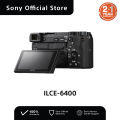 Sony Alpha ILCE-6400/ A6400 24MP APS-C Mirrorless Camera Body Only + Free 64GB SD Card. 