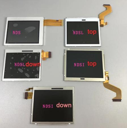 Free Shipping LCD Screen For New 3DS XL LL Top Bottom Screen