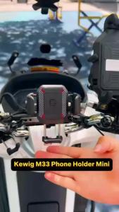 KEWIG M33 Mini Phone Holder Anti Vition Motorcycle Theft Bike Pemegang efon Charging