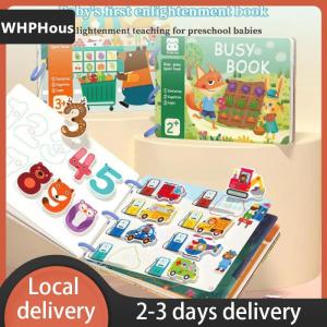 [COD] WHPHous Ship within 24 hours Magnetic Sticker Busy Book For Baby Enlightenment Book Montessori Toy Activity Books For Toddlers