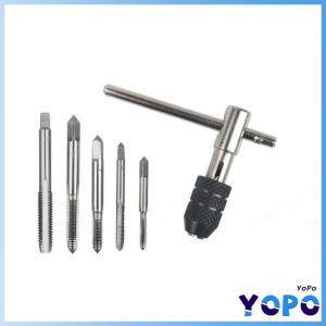 YoPo Hand Tap Set Adjustable Manual Tapping Tool Set for Home Use Adjustable T-Handle Ratchet Wrench