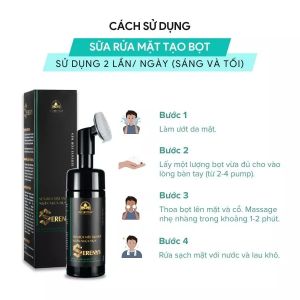 Sữa Rửa Mặt Tạo Bọt Ngăn Ngừa Mụn Nam Serenys 150ml