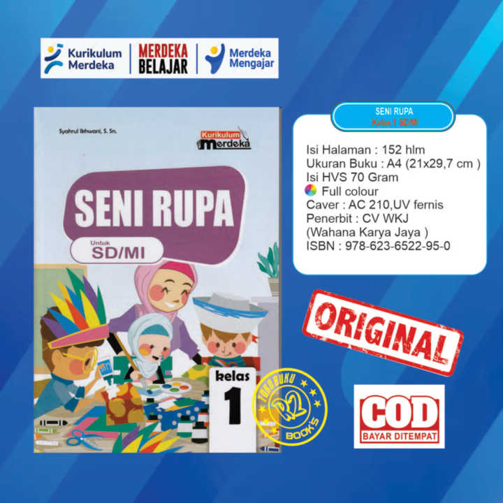 Buku Seni Rupa kelas 1 SD kurikulum merdeka | Lazada Indonesia