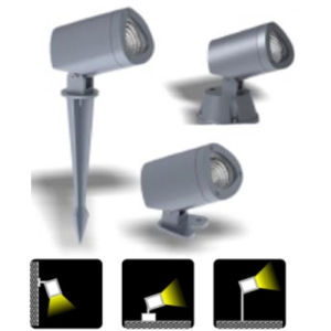 10W Outdoor Weatherproof LED Spike Light 3000K Warm white aluminum with silicon gasket protection