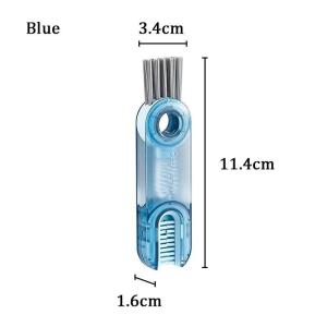 3-in-1 U-shaped Cup Rim Cleaning Brush Multifunctional Mini Groove Gap Cleaner Brush Rotatable COD