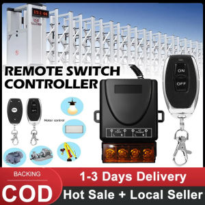 433 Mhz Universal Wireless RF Remote Control Switch Transmitter Receiver with AC 110V 240V 30A Relay for Smart Home Office