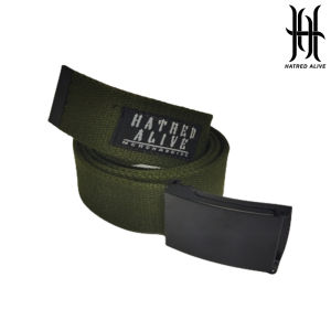 Ikat Pinggang Distro Hatred Alive Official Gesper Model Jepit Kepala Sabuk Bahan Besi Fashion Korea Style C3
