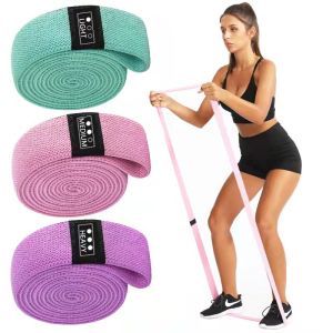 Fitness Long Resistance Bands Workout Fabric Set Exercise Elastic Booty Bands For Pull Up Woman Assist Leg