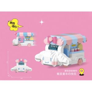 Mainan Balok Nano Blok DIY Bricks Pen Holder Seri Lotso Pikachu Cinnamoroll StellaLou Tempat Kotak Pensil Pulpen ATK Pajangan Dekorasi Koleksi