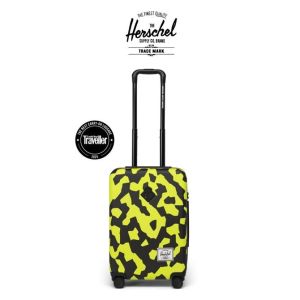 Herschel Supply กระเป๋าเดินทาง กระเป๋าเดินทางล้อลาก กระเป๋าเดินทางลาก ล้อ Hinomoto 4 ล้อคู่ ล้อหมุน 360 องศา TSA Lock รุ่น Heritage™ Hardshell Luggage | Large Carry On  43L - Shadow Pixel Lime Punch  ( 11198-06649-OS )