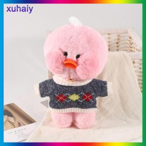 xuhaiy เสื้อผ้าตุ๊กตาเป็ดสีเหลืองขนาดเล็ก30ซม. ตุ๊กตาน่ารักไม่มีตุ๊กตาผ้าขนนุ่ม