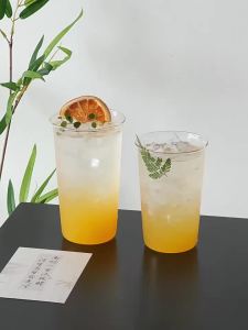 High Borosilicate Glass CupLarge-capacity Cocktail GlassIced Americano Coffee CupsThin Collin CupsCafe Kitchen Tools