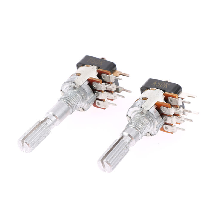 1PCS 125G Dual Band Switch Potentiometer A50K B50K Handle Long 25MM