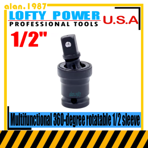 COD Universal multi-function 360-degree rotating 1/2-inch socket adapter wrench universal joint adapter