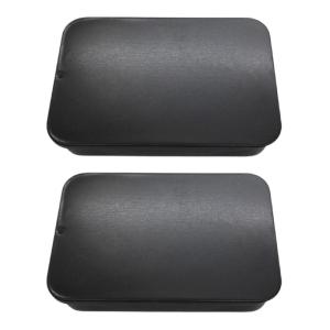 2pcs thời trang hình chữ nhật mạnh mẽ sắt lưu trữ nhà tins với trượt nắp cho gia đình di động hàng ngày sử dụng bình thường