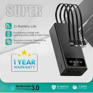 YunYing PD 20W PowerBank Pro 50000mAh 3A Fast Charge heavy duty 100000mAh 20000mAh 80000mAh type c