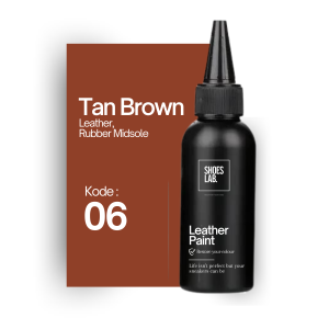 Leather Paint 60ml Cat Sepatu Kulit Midsole dan Rubber FREE FINISHER PAINT 60ML