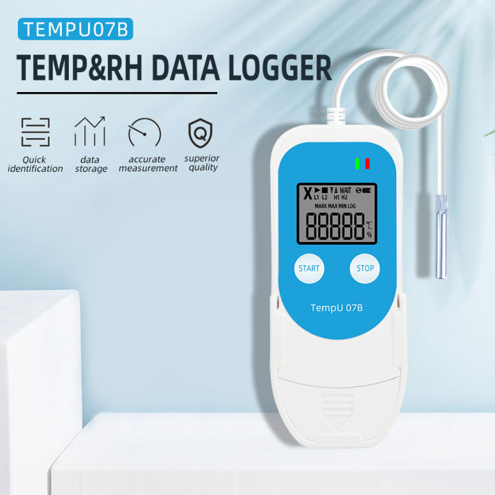 TEMPU 078 Usb Data Logger Temperature and Humidity Meter High Accuracy ...