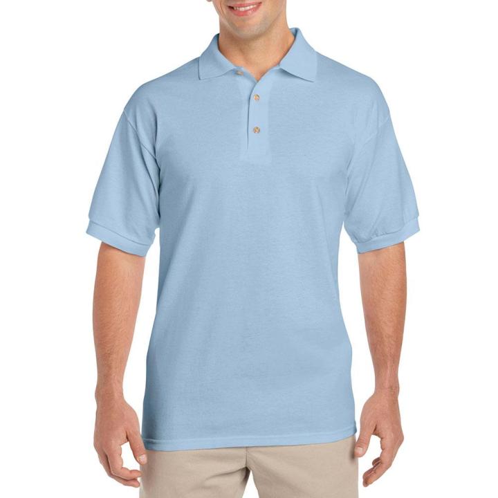 Gildan 83800 Premium Cotton Double Piqu Polo Shirt Light Blue