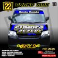 decal stiker kabin depan grand max pick up kode 11 TWENTY TWO. 