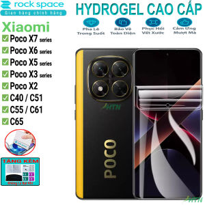 Dán PPF Xiaomi Poco X7 Pro / X6 / X5 / X3/ X2/ C40 / C51/ C55 / C61/ C65 Rock Space Cao Cấp Trong Suốt Chống Va Đập Phủ Nano Dán Màn Hình Dán Lưng