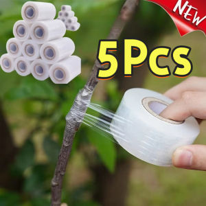 5Pcs PE Grafting Tape Film Self-adhesive for Fruit Tree Nursery Degradable Plant Tie Tape