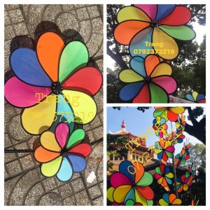 Chong chóng to  xoay gió