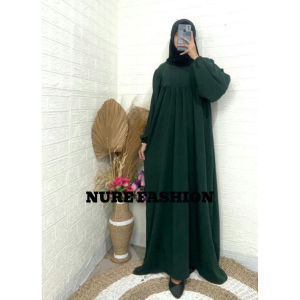 BAJU GAMIS DRESS WILONA KEKINIAN BAHAN CRINKLE PREMIUM VIRAL