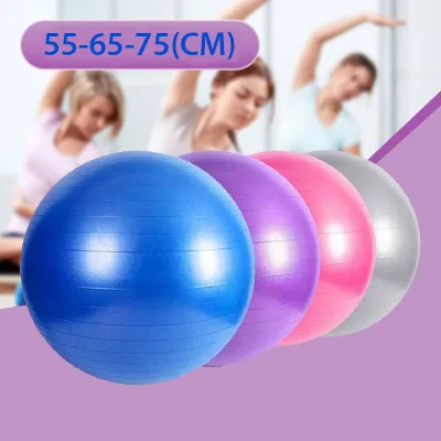 Bóng tập YOGA GYM trơn massage 55CM 65CM 75CM - Tặng kèm bơm chân chuyên nghiệp