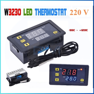 COD NIUKETAT Digital Temperature Control Thermostat 110 220V Sensor W3230 / pengatur suhu panas otomatis ruangan oven mejikom magic com kulkas polytron akuarium air radiator kelembaban / pengatur suhu mobil setirika baju freezer box fryer omfu terbaik