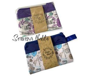 Isi 50 pcs Souvenir Pouch Dompet Paris Mini Hadiah pernikahan murah
