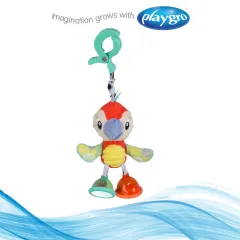 Juguete Colgante Dingly Dangly Mio Macaw Para Bebé - Con Espejo, Sonajero Y Mordedor Texturizado