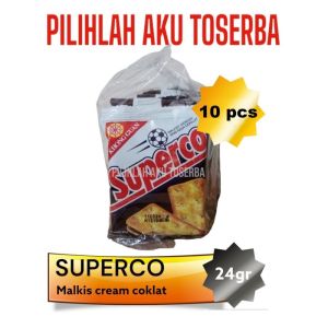 Biskuit Khong Guan SUPERCO RENCENG Malkist Cokelat - (HARGA 1 RENCENG)