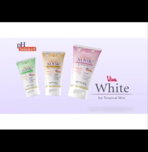 Viva White Clean & Mask for All Skin Type with Pro VIT B5 Extract Yoghurt (WHITENING) & Aloe Vera