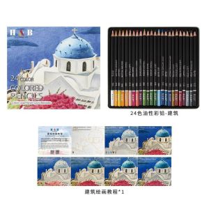 ชุดดินสอสีสำหรับวาดภาพและสเก็ตช์ กล่องดินสอสี 180 วัสดุศิลปะการศึกษาสำหรับเด็ก กราฟฟิตี้สี