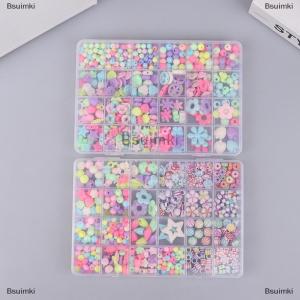 [COD] Bsuimki 1 Bộ sáng tạo lỏng Spacer hạt làm vòng đeo tay vòng cổ 10 24 lưới cô gái đồ trang sức Bộ đồ chơi tự làm Handmade Đính cườm đồ chơi trẻ em Quà tặng