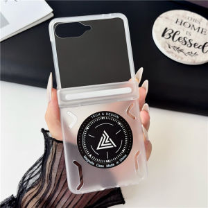 Phone Case For Samsung Galaxy Z Flip 8 Case Fashion Hard Transparent Heat dissipation Protective Back Cover Shell Funda