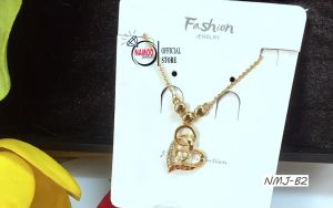 Bộ Trang Sức B2 Gồm Dây Chuyền Và Bông Tai Đính Đá Nữ