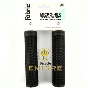 Fabric AM Grip Micro HEX Technology Black - Hand Grip Handgrip Lock On Grip Bicycle Empire