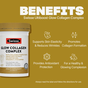 Swisse Beauty Collagen Complex 90 Tabs Beauty Supplement Daily Nutritional Support to Maintain Healthy Skin Condition