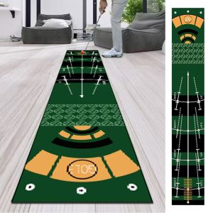 FZIPUA Putter Practice Golf Automatic Putting Cup Green Anti-Slip Return Putting Machine Portable 50X300cm Automatic Ball Returner for Home Indoor Outdoor