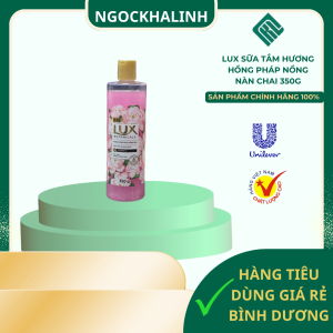 Lux sữa tắm hương hồng pháp nồng nàn chai 350g