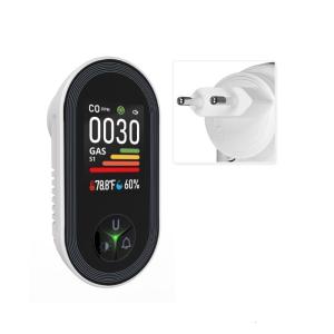 Nhà thiết bị giám sát độ an toàn 4 trong 1 rò rỉ khí ga đồng phát hiện nhiệt độ độ ẩm với đèn flash âm thanh cảnh báo